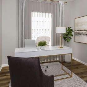 Sleep in style a room with a table and chairs