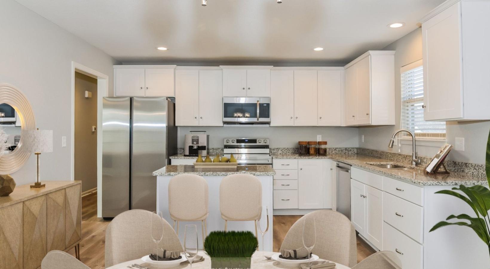 Beautiful kitchens with designer finishes a kitchen with white cabinets